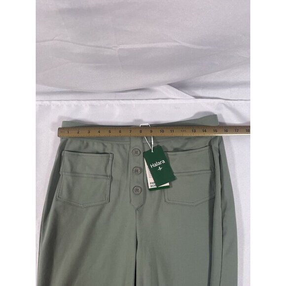 High Waisted Button Multiple Pockets Straight Leg Casual Pants Size Large NWT - Picture 7 of 9